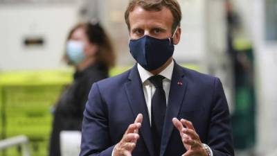 El presidente de Francia Emmanuel Macron. Foto: AFP