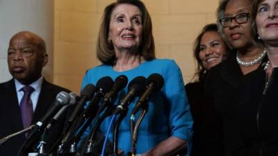 La congresista Nancy Pelosi. AFP