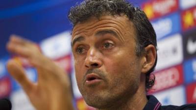 El técnico del Barcelona, Luis Enrique defendió al uruguayo Luis Suárez.