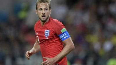El inglés Harry Kane encabeza la tabla de goleadores en Rusia 2018 con seis tantos. Foto AFP