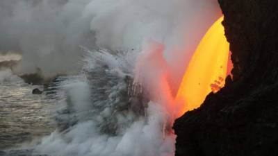 El volcán Kilauea sigue en actividad en Hawái, donde ha dejado millonarias pérdidas en las últimas semanas./Foto USGG.