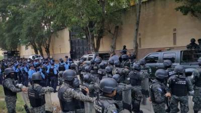 Los efectivos hicieron la operación en horas de la mañana.