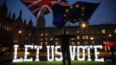 Los diputados británicos buscan impedir la salida del Reino Unido de la Unión Europea sin un pacto./AFP.