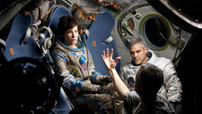 El cineasta Alfonso Cuarón durante la filmación de Gravity.