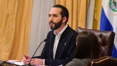 El presidente de El Salvador, Nayib Bukele.