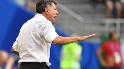 Juan Carlos Osorio podría ser cesado del banquillo de México. FOTO AFP