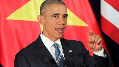 Obama afirmó que Mansur se oponía a comprometerse seriamente a entablar conversaciones de paz. AFP