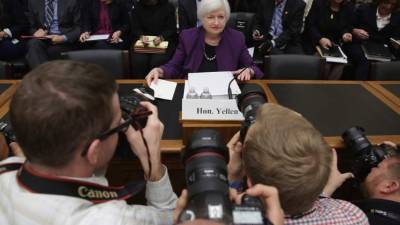 La presidenta de la Reserva Federal (Fed), Janet Yellen.