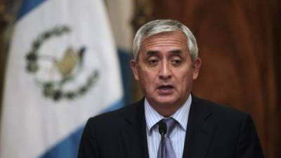 El expresidente guatemalteco debe de presentarse ante los tribunales esta mañana.