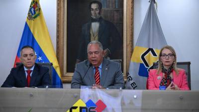El presidente del CNE, Elvis Amoroso, anució la fecha de las elecciones presidenciales en Venezuela.