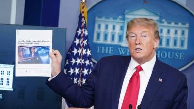 Trump llegó a un acuerdo con Arabia Saudí y Rusia para disminuir la producción de petróleo por la pandemia de coronavirus./AFP.