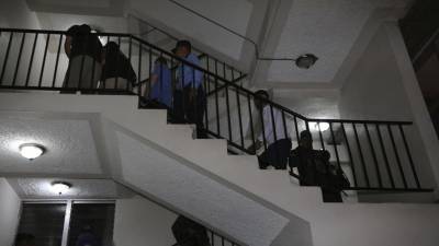 Los exfuncionarios se presentaron a los tribunales de Tegucigalpa.