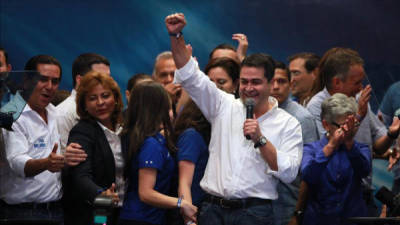 En la imagen un registro del presidente electo de Honduras, Juan Orlando Hernández. EFE/Archivo