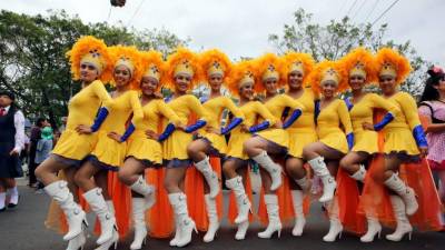 Palillonas del instituto Santa Catalina de Siena.