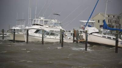 Se mantiene un aviso de marejada de Shell Beach a Dauphin Island, en Alabama, y una vigilancia de marea desde el oeste de Shell Beach a la desembocadura del río Misisipi. AFP