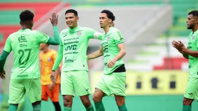 Allans Vargas se encargó de abrir el marcador en el duelo Marathón vs Honduras Progreso.