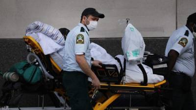 EEUU sigue siendo el epicentro de la pandemia en todo el mundo. Foto: AFP