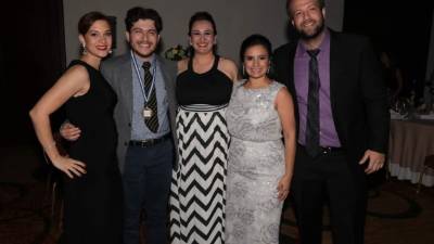 Tahnee y Marcio Umanzor, Heidy Aguirre, Lía Pineda y Ernesto Lardizábal