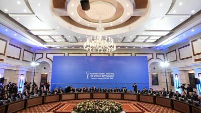 Las negociaciones, que deben durar al menos dos días, se desarrollan en la ciudad de Astaná, en Kasajistán.