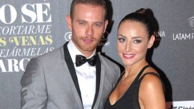 Los guapos actores mexicanos Luis Ernesto Franco y Marimar Vega.