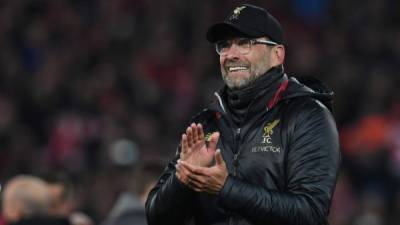 Klopp elogió la temporada de sus jugadores en la Premier League. Foto AFP