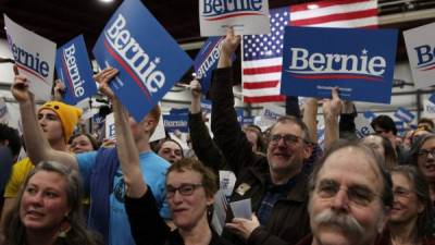 Sanders gana primaria de Vermont, estado por el que es senador. AFP