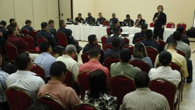 Policías y fiscales coordinaron estrategias y compartieron información.