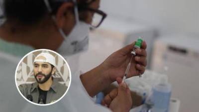 Bukele también serán inmunizados los trabajadores administrativos de escuelas, colegios y universidades del sector privado. Foto EFE