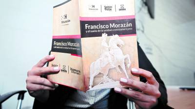 <b>El libro “Francisco Morazán y el sueño de la unidad centroamericana” será usado para dar la cátedra.</b>