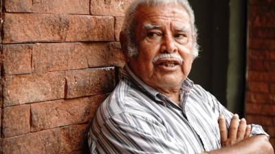 Virgilio Cruz es el más viejo vendedor de lotería de San Pedro Sula.