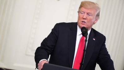 El presidente de Estados Unidos, Donald Trump. AFP