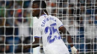 Eduardo Camavinga llegó al Real Madrid procedente del Rennes. Foto AFP.