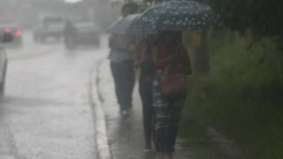 Las lluvias continuarán todo el fin de semana.