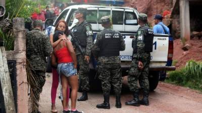 Agentes buscaban integrantes de maras en la capital.