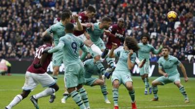 El Arsenal fue derrotado por el West Ham.