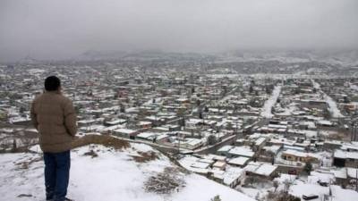 Unos 15 municipios del estado mexicano de Chihuahua fueron puestos en alerta por las nevadas.