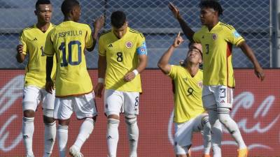 Colombia aplastó este miércoles por 5-1 a Eslovaquia y selló su pasaporte a los cuartos de final del Mundial Sub-20.