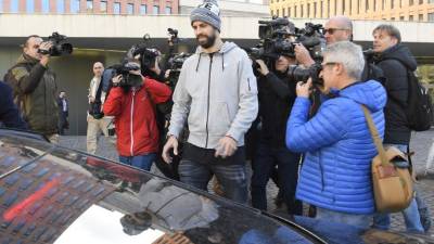 El futbolista del FC Barcelona Gerard Piqué. AFP