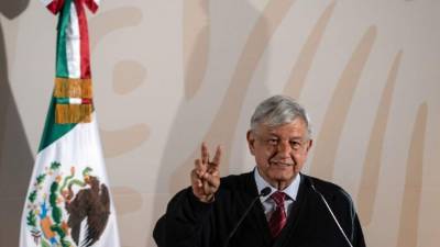 El presidente de México, Andrés Manuel López Obrador. Foto: AFP