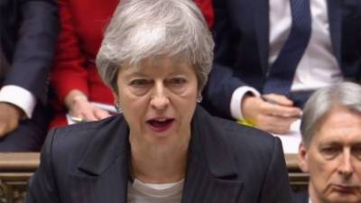 May busca convencer al Parlamento de aprobar su acuerdo del Brexit para oficializar la separación de la Unión Europea./AFP.