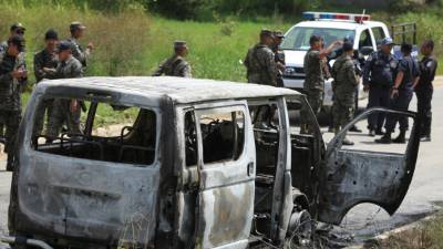 El 10 de agosto del 2013, pandilleros asesinaron al motorista y al ayudante de un bus rapidito y además le prendieron fuego a la unidad. Los cadáveres se calcinaron.