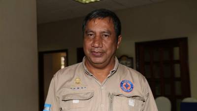 Francisco Argeñal, meteorólogo del Centro de Estudios Atmosféricos, Oceanográficos y Sísmicos (Cenaos) de Copeco.