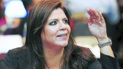 La vicepresidenta del CN, Lena Gutiérrez, dijo que intentan extorsionarla.