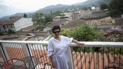 Lieberman en la ciudad colonial de Gracias, occidente hondureño. EFE.