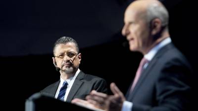 El economista Rodrigo Chaves y el expresidente José María Figueres se enfrentaron en un último debate antes del balotaje.