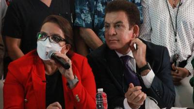 Xiomara Castro y Salvador Nasralla firmaron un acuerdo político en las pasadas en elecciones generales de 2021.