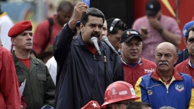 Nicolás Maduro hizo el anuncio frente a las principales centrales obreras de Venezuela.