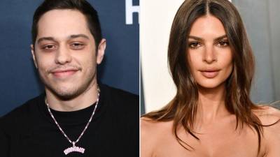 Pete Davidson y Emily Ratajkowski.