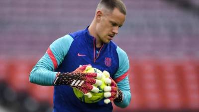 Ter Stegen lamentó perderse la Eurocopa con la selección de Alemania. Foto AFP.