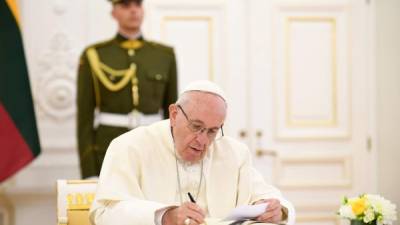 El papa Francisco. AFP